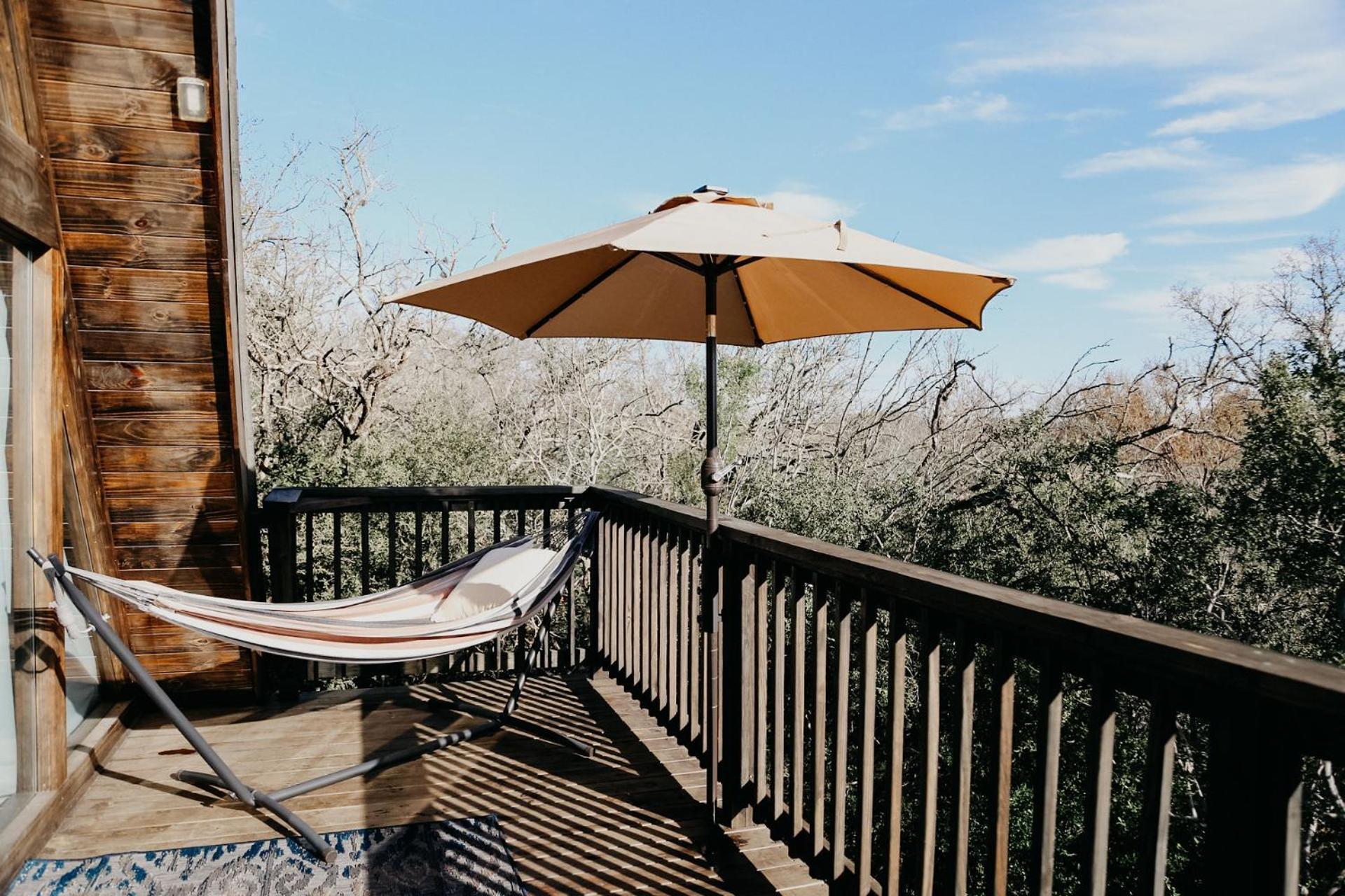 The Maverick: A-Frame W/ Hammock And Tree Top View New Braunfels Eksteriør bilde