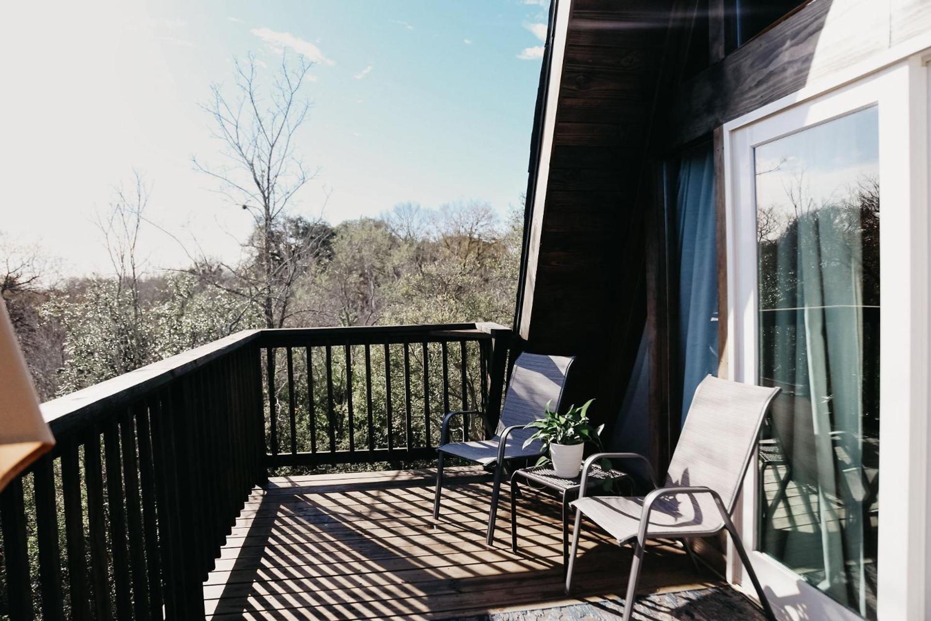 The Maverick: A-Frame W/ Hammock And Tree Top View New Braunfels Eksteriør bilde