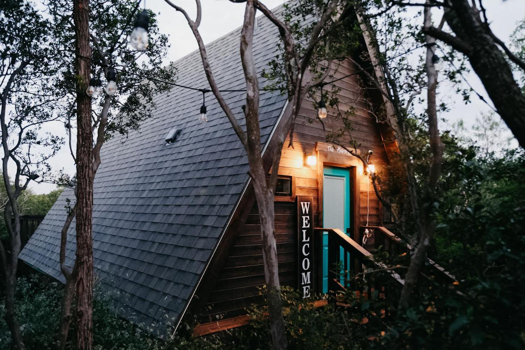 The Maverick: A-Frame W/ Hammock And Tree Top View New Braunfels Eksteriør bilde